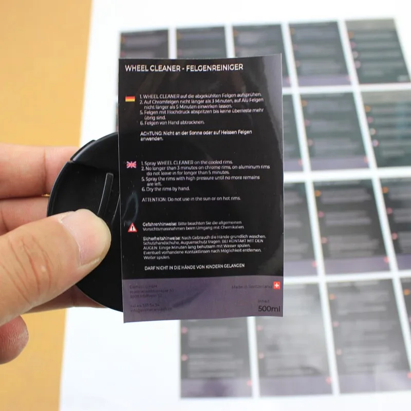 

Custom fruit flavor vitamin label sticker vinyl bottle label waterproof pill package label sticker