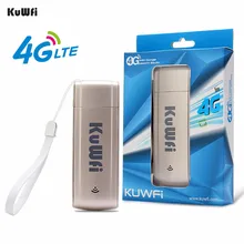 KuWFi USB 4G модем LTE WiFi ключ мобильный WiFi сеть точка доступа мини 3G 4G WiFi модем маршрутизатор с sim-картой слот для автомобиля открытый