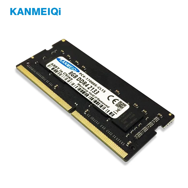 KANMEIQi DDR3 DDR4 8 ГБ 4 16 ОЗУ для ноутбука 1333 1600 2133 2400 2666 МГц 204pin 288PIN Sodimm память 1 35 в 2 5