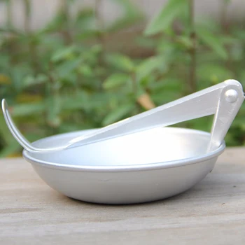 

Outdoor Tableware Foldable Soup Ladle Camping Abrasion-resistant Aluminum Alloy Folding Spoon Portable Cooking Utensils flatware