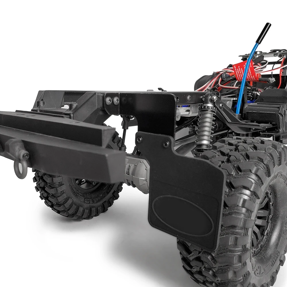 AXSPEED Schmutzfänger vorne hinten für 1/10 RC Crawler Car TRX4 TRX-4 Gummi-Kotflügel-Upgrade-Teile – Detail 11
