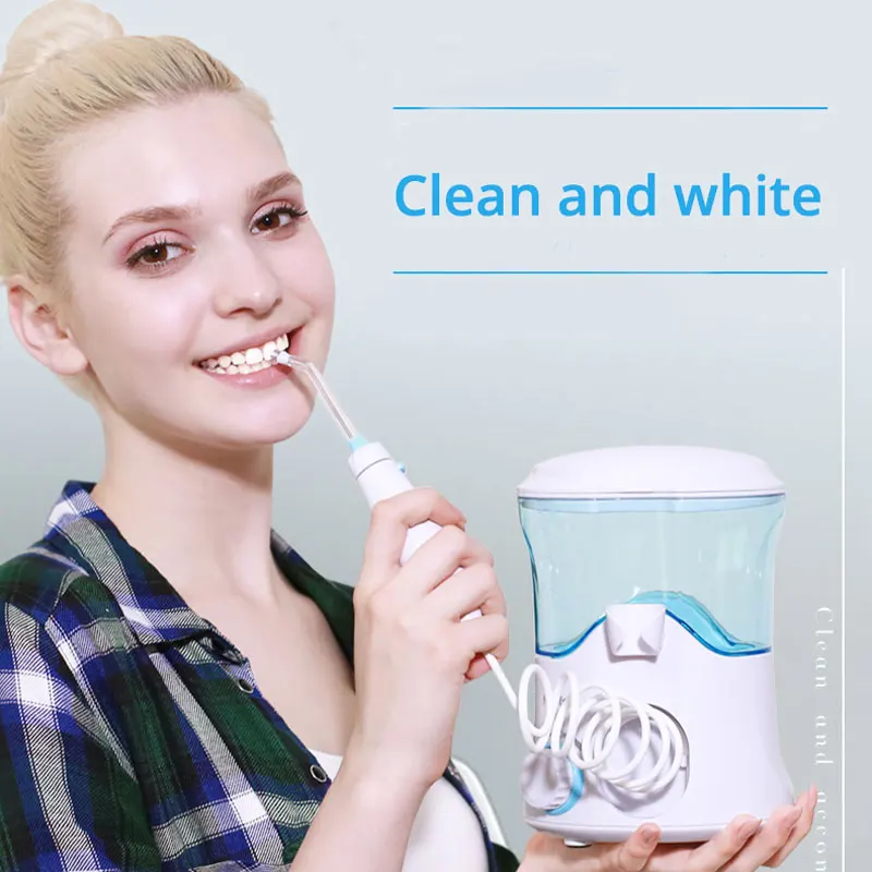 Electric Oral Irrigator Family Use Dental Water Flosser 12 Nozzles