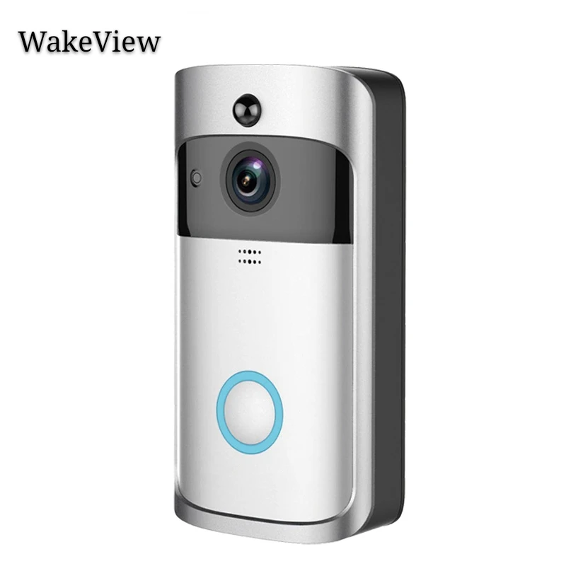 WakeView Smart Wireless WiFi Video Doorbell Intercom Phone Call Door Bell Camera Infrared Remote Record Home SurveillanceMonitor