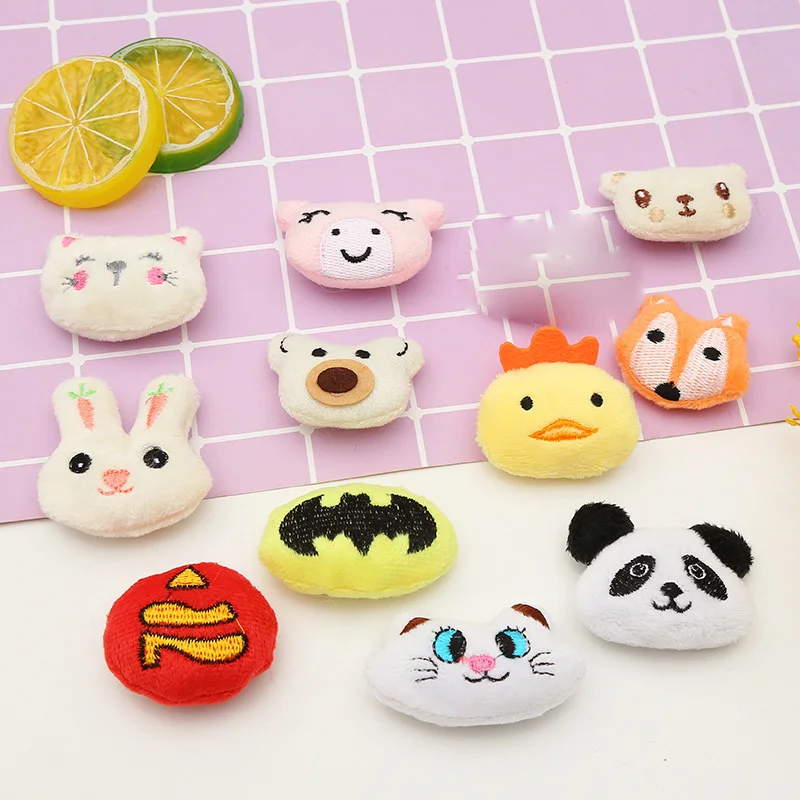 20pcs-lot-DIY-Handmade-Cute-cartoon-animal-Padded-Patches-Appliques-For ...