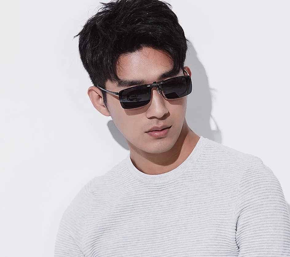 

New TS clip sunglasses Driving glasses Driving sunglasses Clip type Polarized sunglasses UVA UVB Outdoor for men women