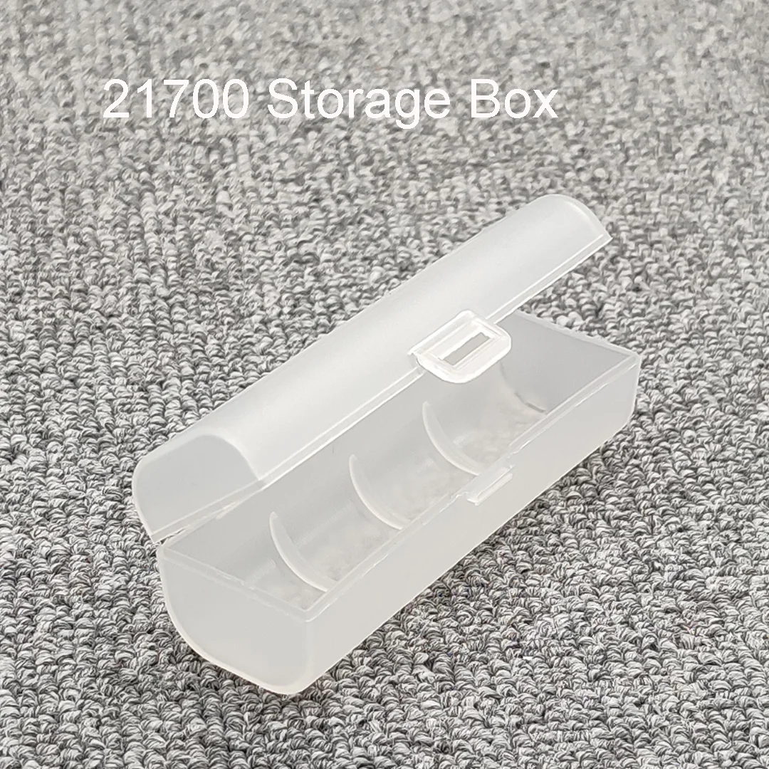Storage Case For 18650 Battery Plastic Box Transparent 