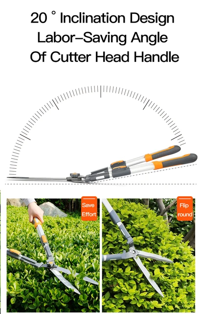 Garden Shears Comfortabler Handle Effort Saving Anti Overcutting Pruning  Scissors Handheld Extendable for Yard - AliExpress