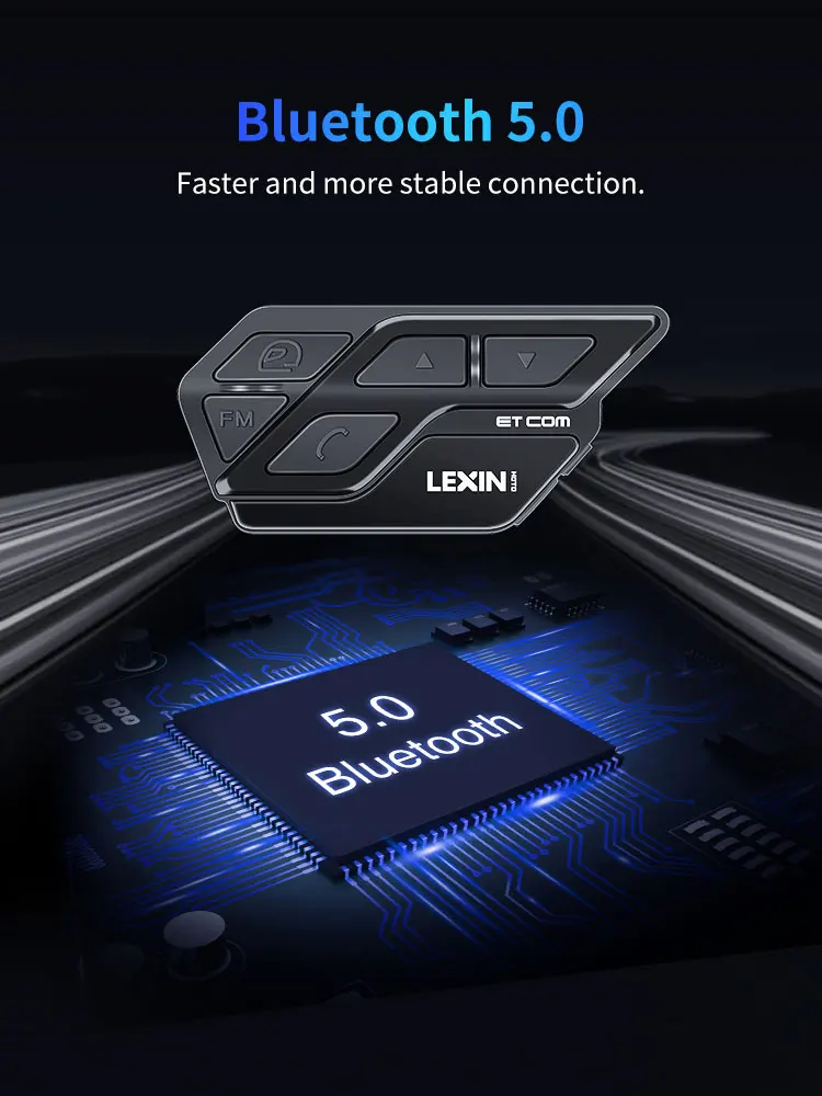 2 шт. Lexin ET Com мотоцикл с внутренней телефонной связью Bluetooth 5 0 Шлемы гарнитуры