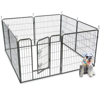 

Foldable Pet Playpen Crate Fence Kennel House Exercise Training Kitten Space Dog Gate Supplies For Rabbit Home Office