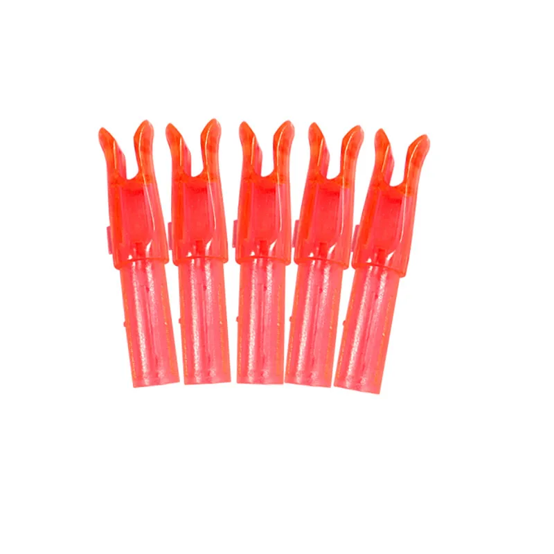 24pcs  Archery Arrow Nocks For Carbon Arrow Shaft I.D 6.2mm 0.246" Plastic Arrow Tails DIY Arrow Knocks Replacement 3