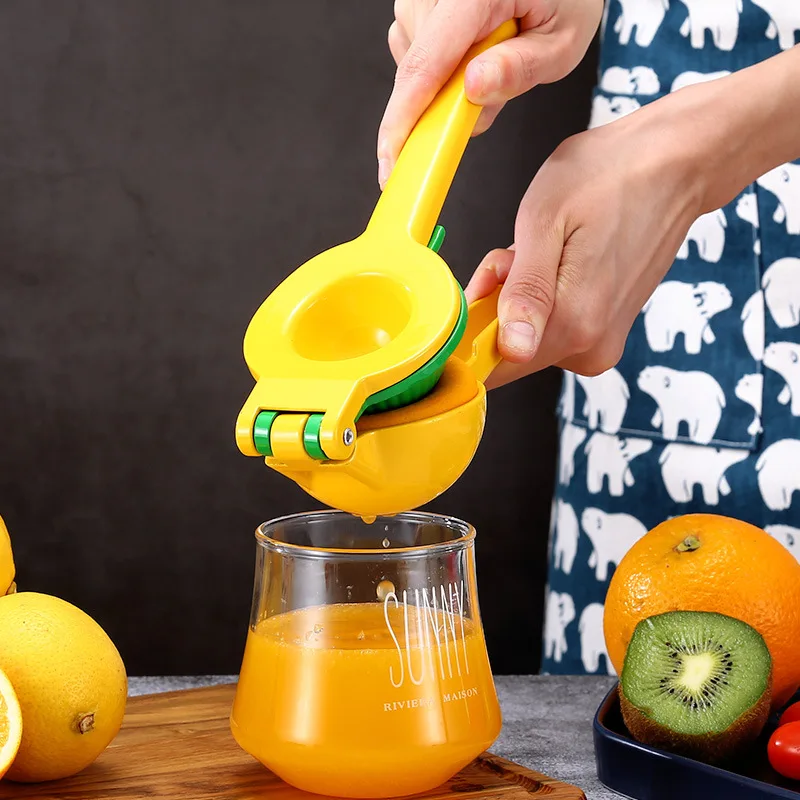 

Double-layer Manual Juicer Two-in-one Aluminum Alloy Lemon Clip Citrus Clip Household Multifunctional Squeeze Manual Juicer