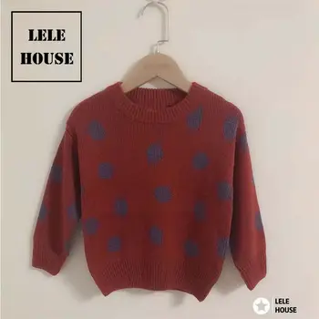 

in stock LELEHOUSE-bobo TAO 2019 New Autumn Toddler Girl Sweater Baby Boys Sweaters Christmas Long Top Sweater Kids Boys Clothes