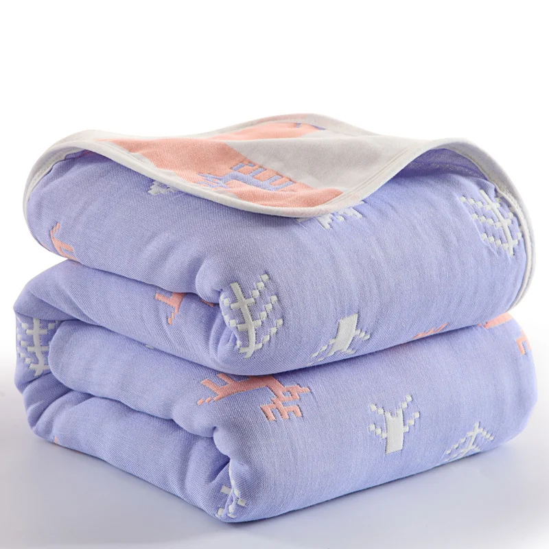100 Cotton Baby Sleeping Blanket Sofa Manta Newborns Infant Swaddle