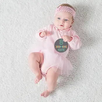 

Newborn Kids Commemorative Card Number Month Stickers Photo Props Accessories Photographing a Good Way to Commemorate