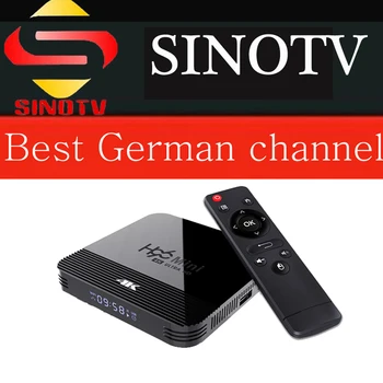 

Android TV Box 9.0 H96 Mini H8 and 1 year SINOTV Full HD Smart TV IPTV support Germany Arabia HD 4K France Europe Canada TV