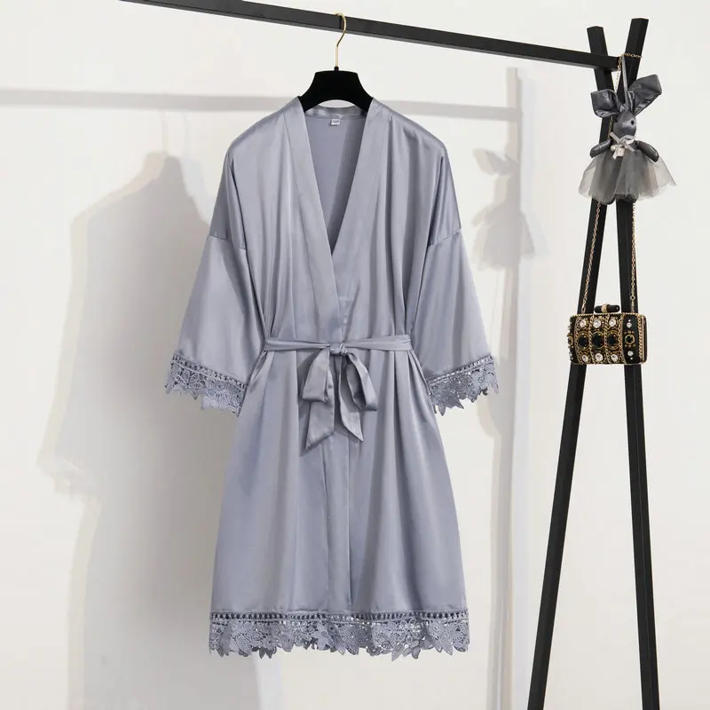 Zaxachilable New Bridesmaid Robes Womens Robes Sleepwear Bathrobe Bathrobe