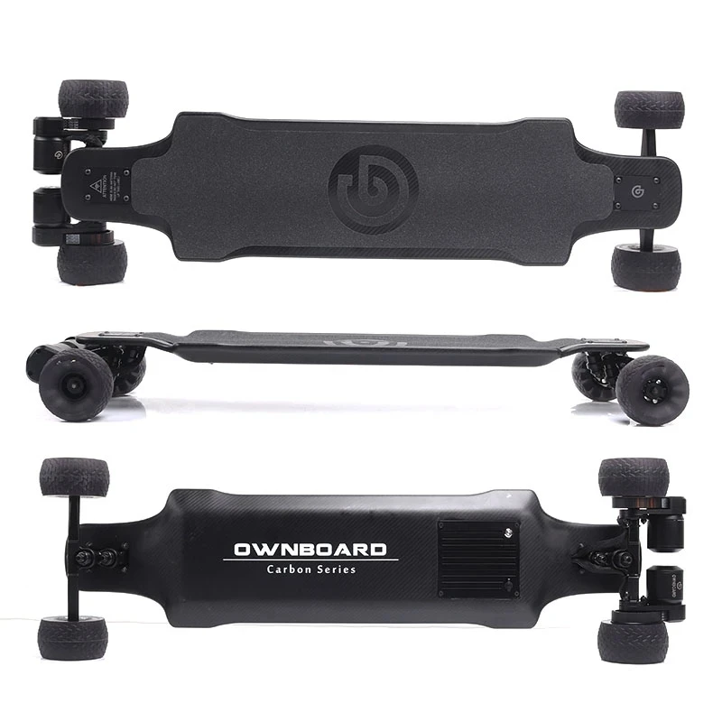 Скейтборд Ownboard Carbon AT 3000 Вт 40 дюймов вездеходный Электрический скейтборд с