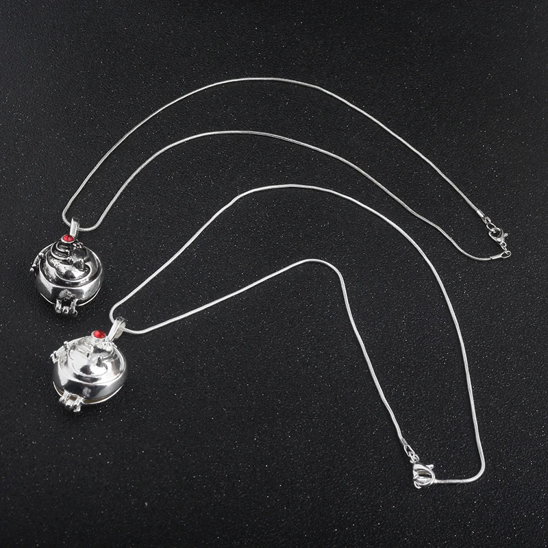 Mystic Vervain Locket Pendant Necklace for Women and Men Jewelry