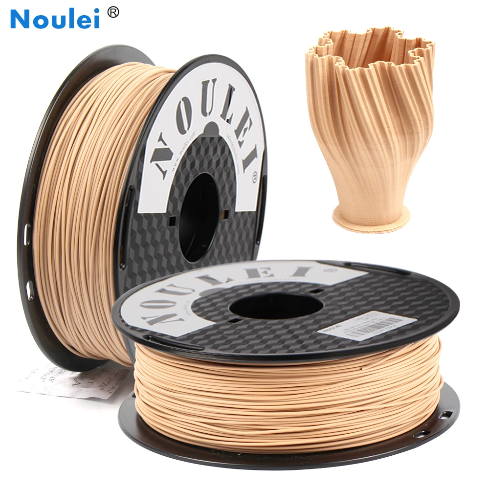 

Noulei 3D Printer 1KG 1.75mm PLA Filament Printing Materials life-like color imitation wood grain For 3D Printer