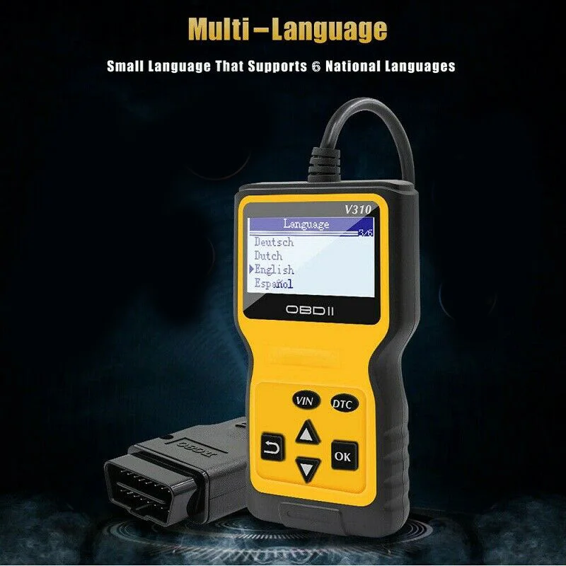 A+ Check Engine Light Turn off OBD2 II Code Reader Diagnostic Reset Scanner Tool Made of high quality material, durable