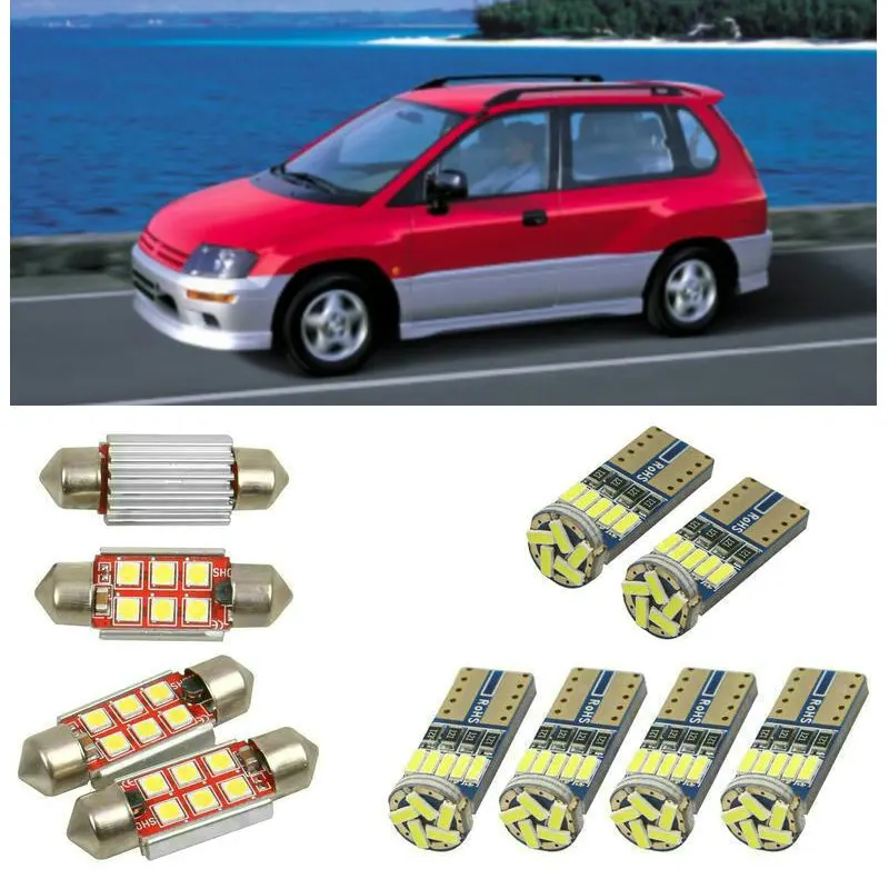 Сверхъяркая внутренняя светодиодная Автомобильная фара для Mitsubishi space runner n6w