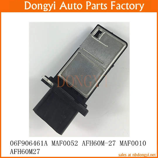 

Mass Air Flow Sensor OE No. 06F906461A MAF0052 AFH60M-27 MAF0010 AFH60M27