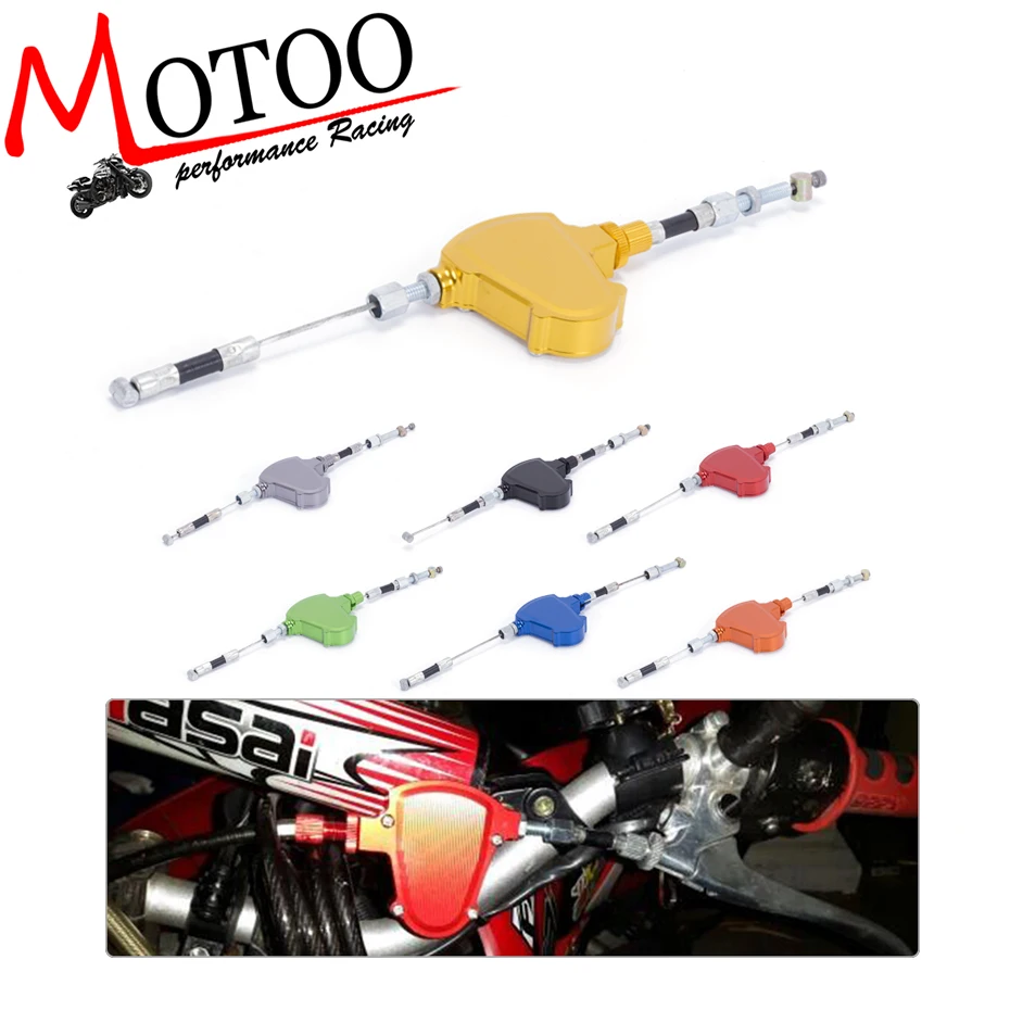 Для Honda Yamaha Suzuki Kawasaki Ducati Triumph CNC Универсальный трюковый клатч легко тянущийся