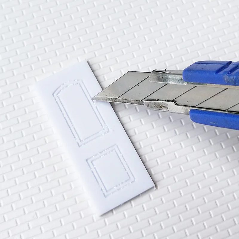 

30PC abs simulation model door 1/20 1/25 1/30 1/50 DIY handmade building sand table model materials train model building kit