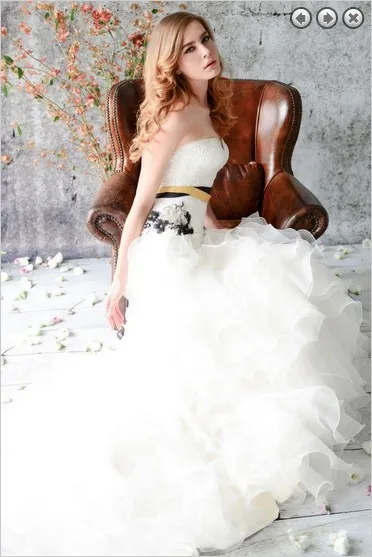 Новая мода vestido de noiva винтажное свадебное платье невесты длинное кружевное милое платье из органзы с оборками платья для матери невесты