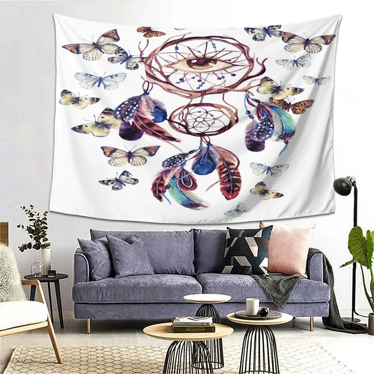Dreamcatcher 3d Printed Small 95x73cm Wall Tapestry Cheap Wall Hanging