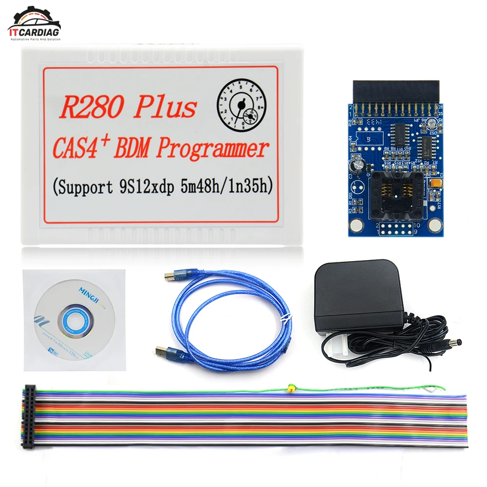 ITCARDIAG CAS4 BDM R280 Plus Поддержка CAS, CAS4, EWS4, EZS MC9S12XEP100 чип 5M48H/1N35H CAS4 BDM