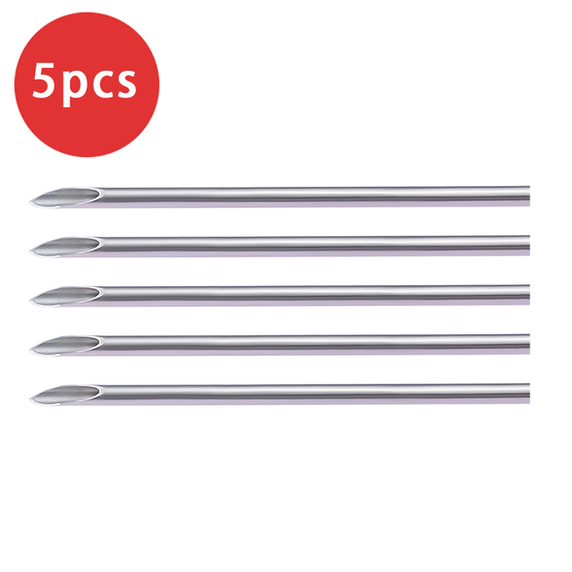 Disposable Sterile Body Piercing Needles Medical Tattoo Needle for Navel Nipple Lip Navel Ring Kit Surgical Steel Tool
