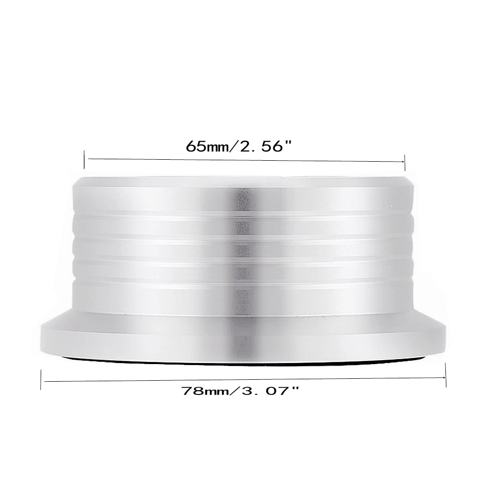 Universal 60Hz LP Vinyl Record Player Disc Turntable Stabilizer with Level Aluminum Alloy Weight Clamp Music Player