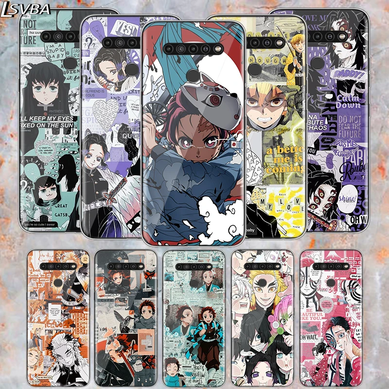 Kamado Nezuko Kimetsu No Yaiba для LG W30 W10 V50S V50 V40 V30 K50S K40S K30 K20 Q60 Q8 Q7 Q6 G8S G8X G7 G6 ThinQ чехол