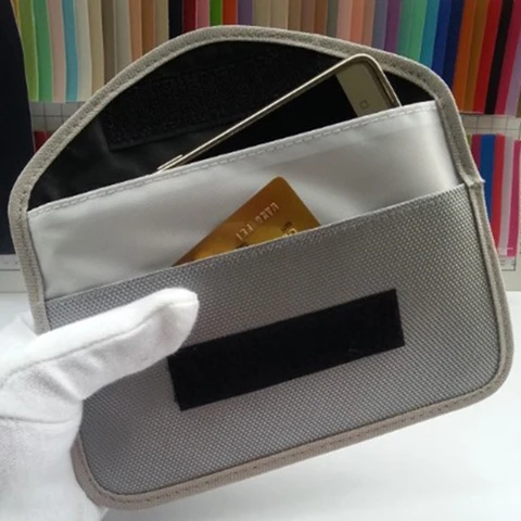 Blocking Bag Faraday Bag Shield Cage Pouch Wallet Phone Case for Cell Phone Privacy Protection and Car Key FOB