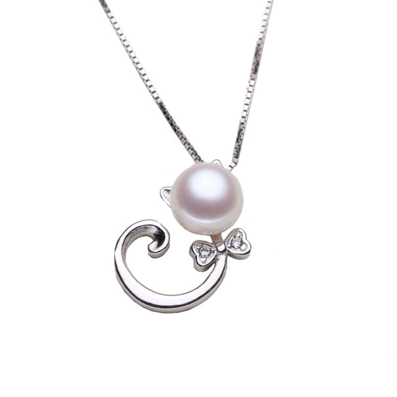 

Женское ожерелье из серебра 925 пробы, с жемчугом