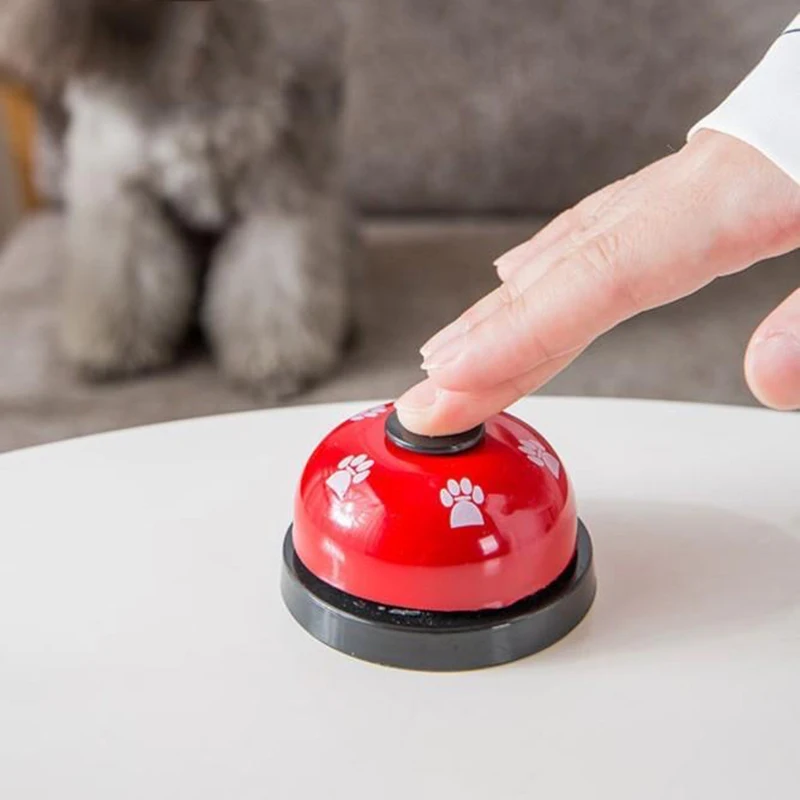 Training Cat Feeder Bell Responder Interactive Pet Accessories for Cats Gotas Katten Sphynx Toys Puppy Dog Toy mascotas Products