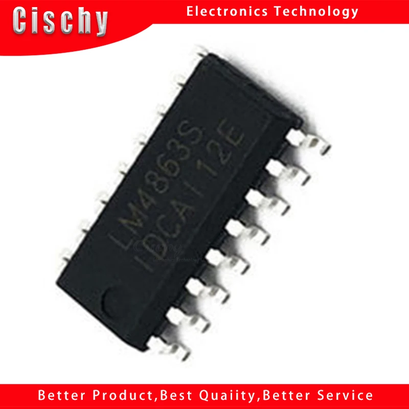 10pcs/lot LM4863S LM4863 audio amplifier IC chip SMD SOP Manifold new original | Обустройство дома