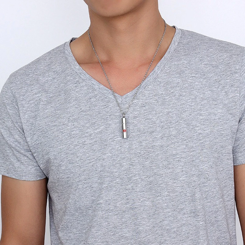 Pill Shape Keepsake Container Medical Alert Identification Pendant Necklace Pill Shape Keepsake Container Medical Alert Identification Pendant Necklace
