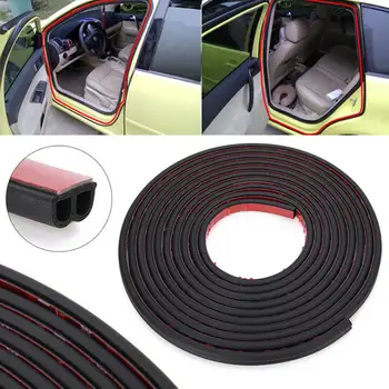 

Car Door Edge Rubber Seal Strip B shape Scratch Soundproof Protector Moulding Strips For Car Door Trunk Hood Auto Accessories