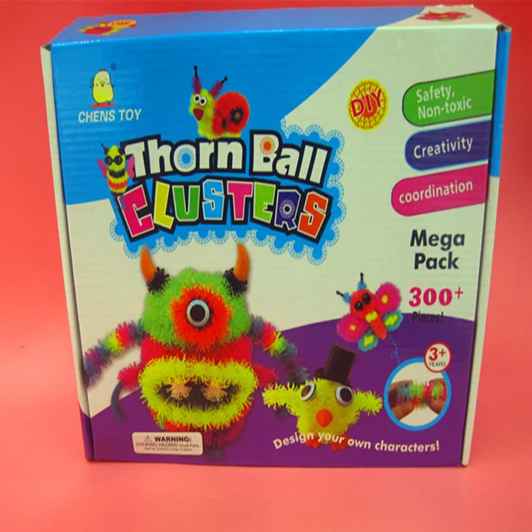 

Factory Price Puffy Squeeze Ball Second Generation Double Hook Sticky Fight Inserted DIY Educational Children Building Blocks To