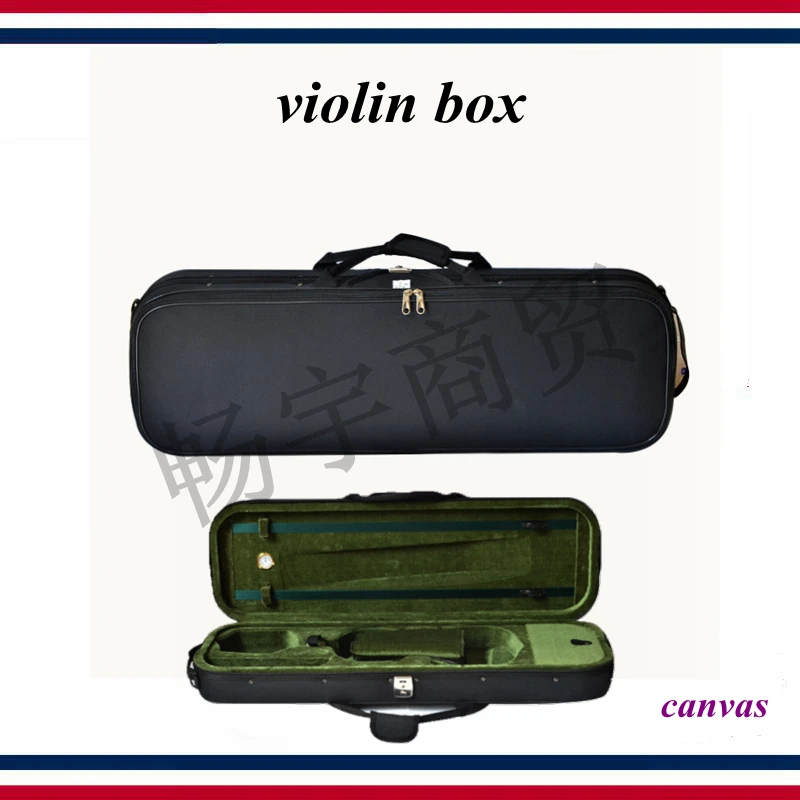 

High-grade violin box waterproof composite canvas with moisture meter violin case violin parts