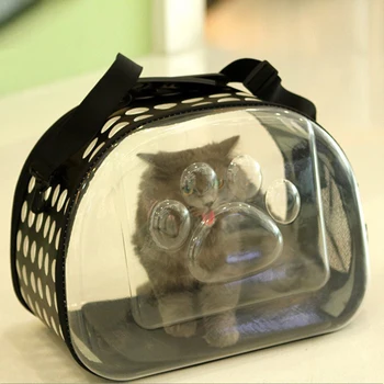 

Travel Dog Cat Backpack Dog Carrier Bag Portable Cats Handbag Foldable Travel Puppy Carrying Pet Space capsule cat cage S/L 2020