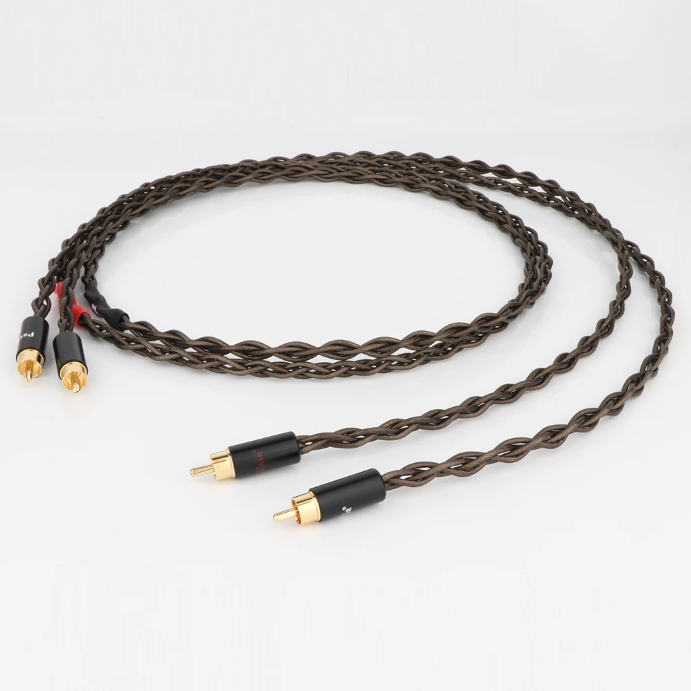 Hi-End Odin Silver Plated Signal Line Rca Interconnect Cable Rca To Rca Audio Cable Cavo Analogico Phono Cable Hifi