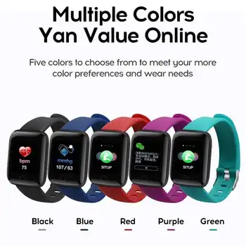 

Smart Watch Bracelet IP67 Waterproof Heart Rate Monitor Blood Pressure Fitness Tracker Women Men Sport Wearable Watch