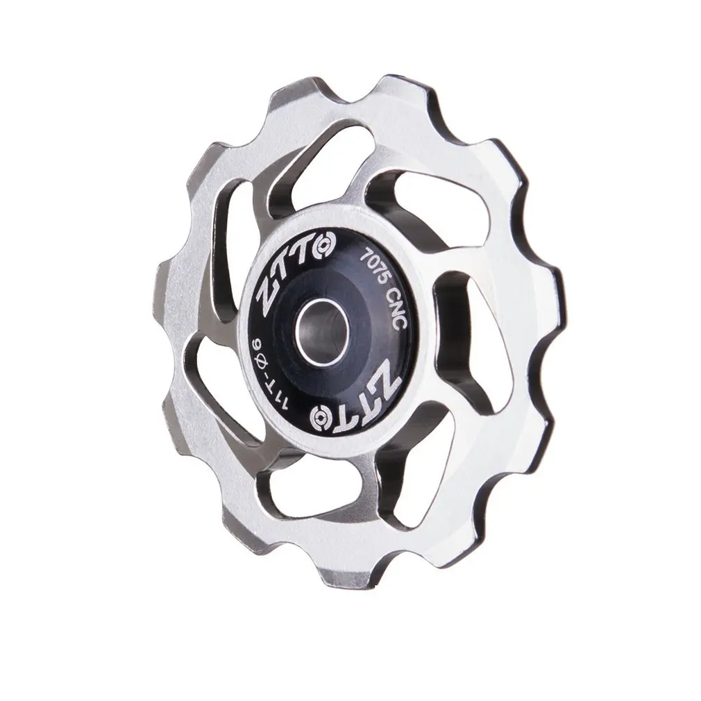 

ZTTO 11T MTB Bicycle Rear Derailleur Jockey Wheel Ceramic bearing Pulley AL7075 CNC Road Bike Guide Roller Idler 4mm 5mm 6mm