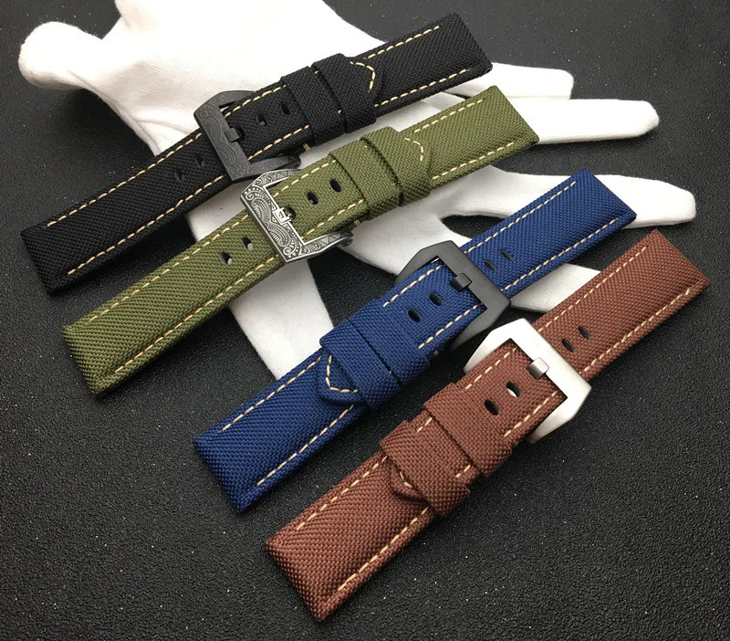vintage canvas watch strap