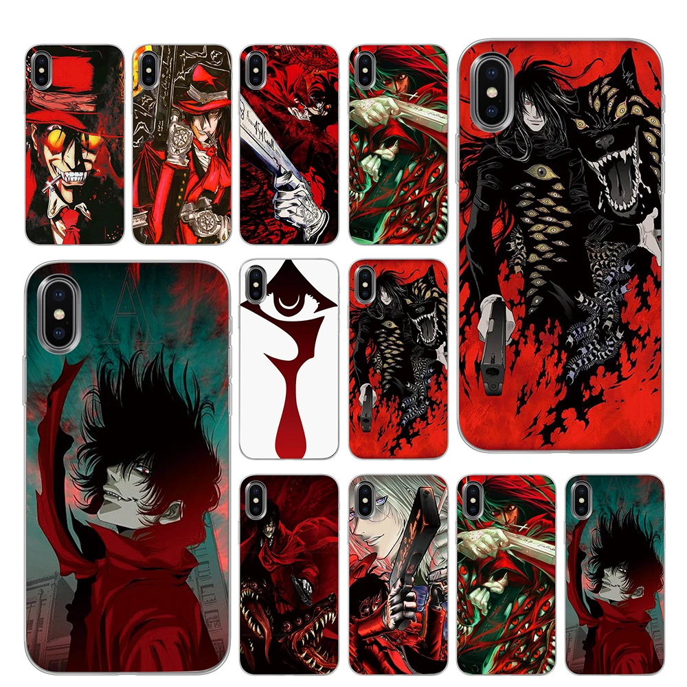 Аниме Fanart Hellsing Pixiv Alucard черный чехол ТПУ для iPhone 5 5S 6 6s 7 8 Plus X XS XR 11 Pro Max | Мобильные