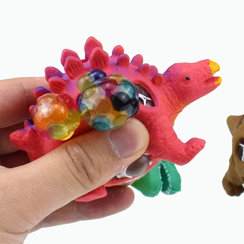 1pc creative dinosaur squeeze vent dinosaur grape ball pinch music decompression ball toy 1