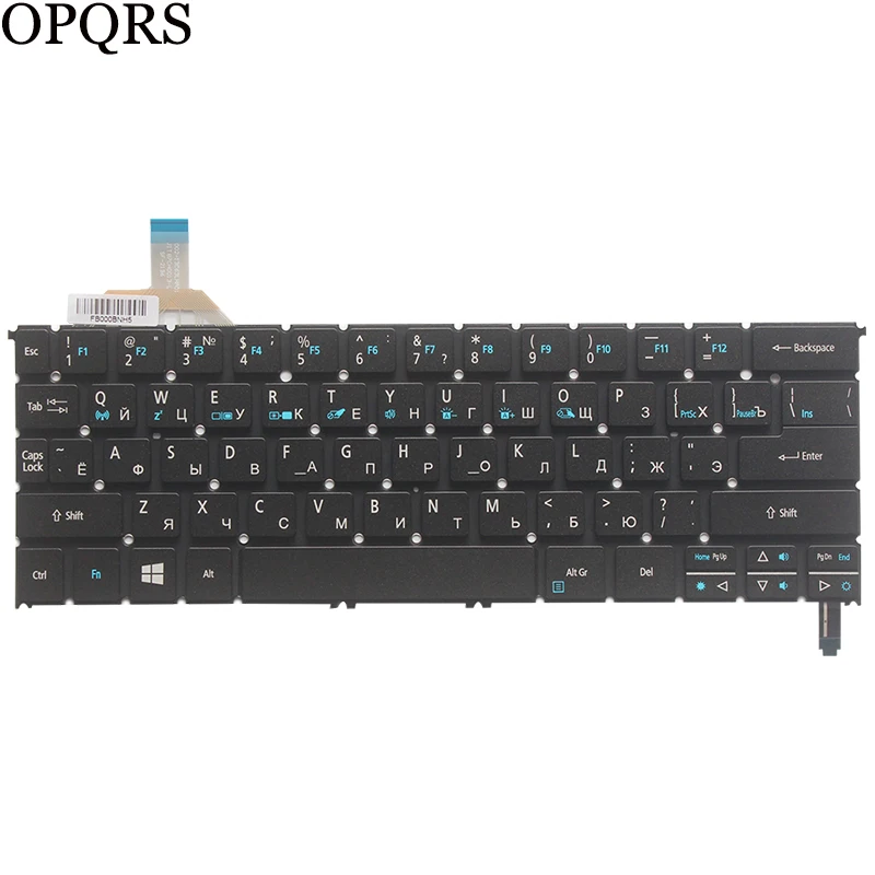 Teclado do Portátil Russo com Luz de Fundo Apto para Acer Aspire s7 S7391 S7-392 Ms2364 ru Novo - Imagem 6